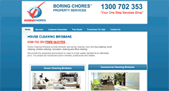 Desktop Screenshot of boringchores.com.au